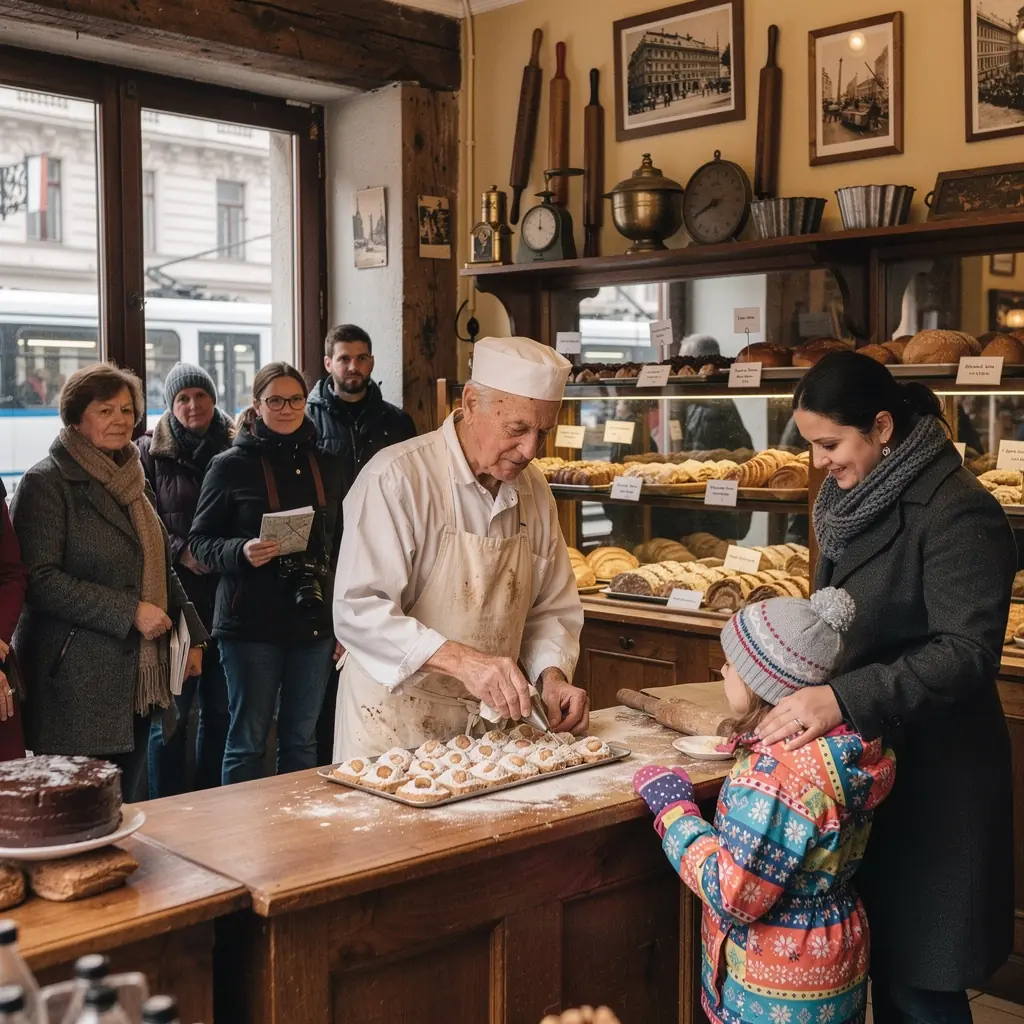 Blick auf die prächtigen historischen Apartments entlang der Ringstraße in Wien.